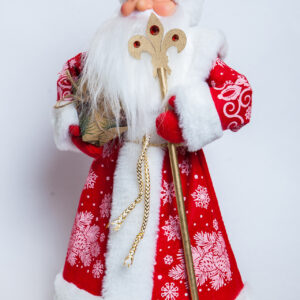 Дед Мороз с посылкой (мягкая игрушка) (премиум)